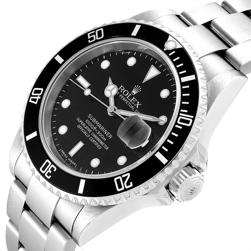 

Rolex Black Stainless Steel Submariner