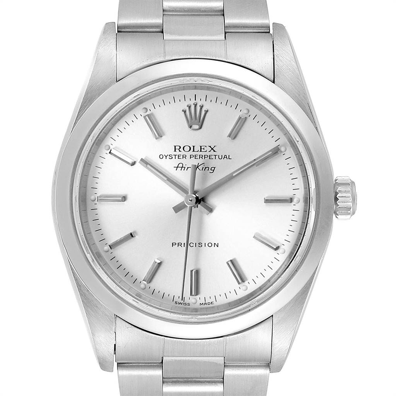 

Rolex Silver Stainless Steel Air King