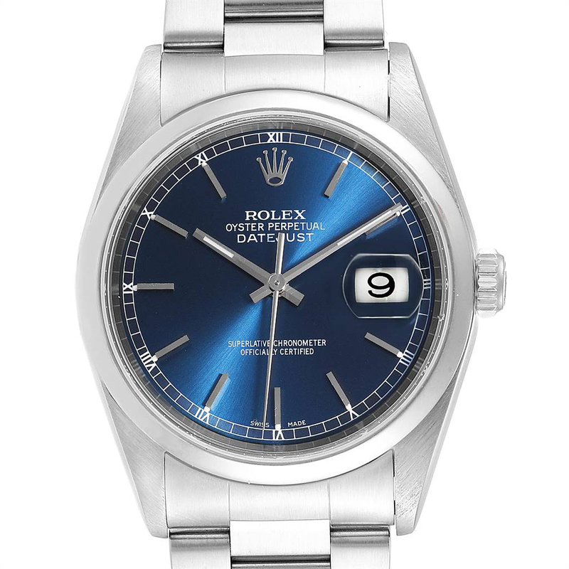 

Rolex Blue Stainless Steel Datejust