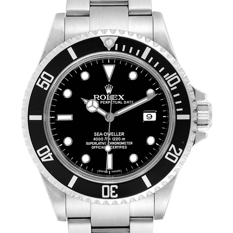 

Rolex Black Stainless Steel Sea-Dweller