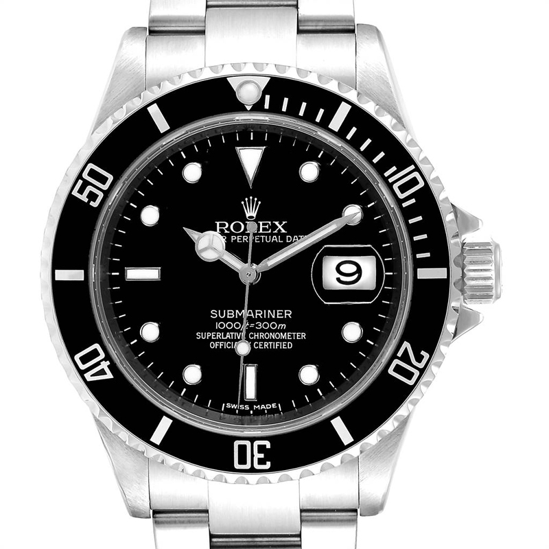 

Rolex Black Stainless Steel Submariner