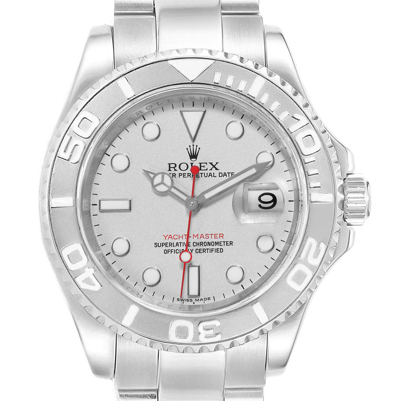 

Rolex Silver Platinum Yachtmaster