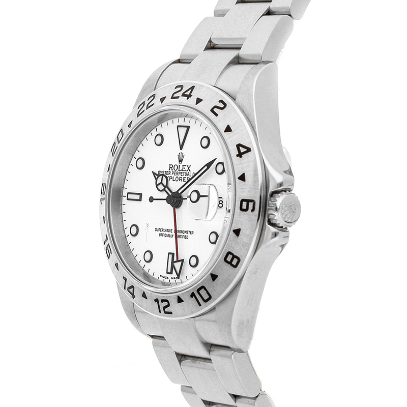 

Rolex White Stainless Steel ExplorerII