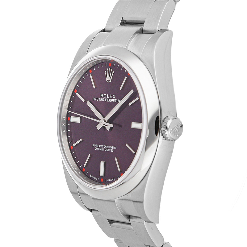 

Rolex Red Grape Stainless Steel Oyster Perpetual