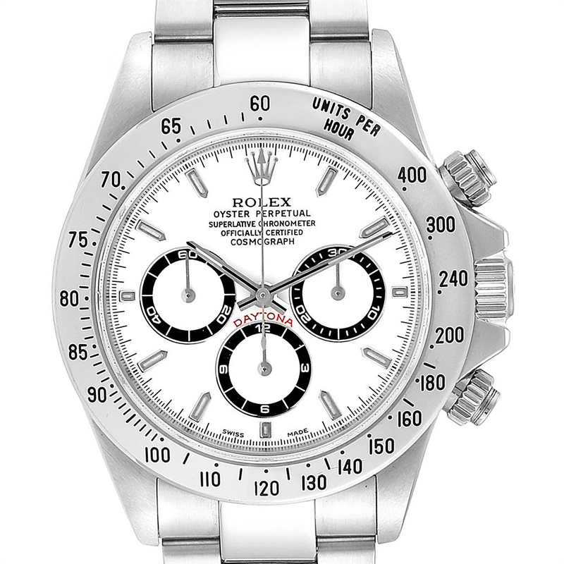 

Rolex White Stainless Steel Cosmograph Daytona