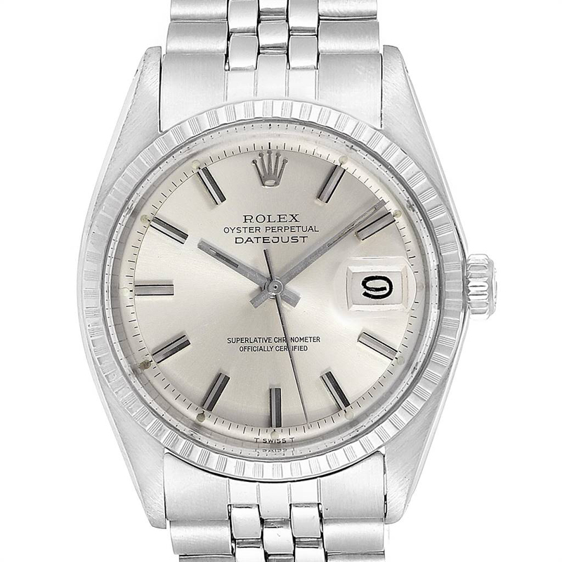 

Rolex Silver and Stainless Steel Datejust