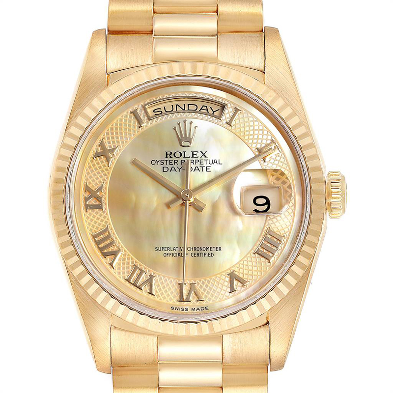 

Rolex Champagne MOP, Gold