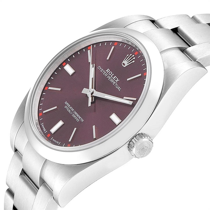 

Rolex Red Grape Stainless Steel Oyster Perpetual