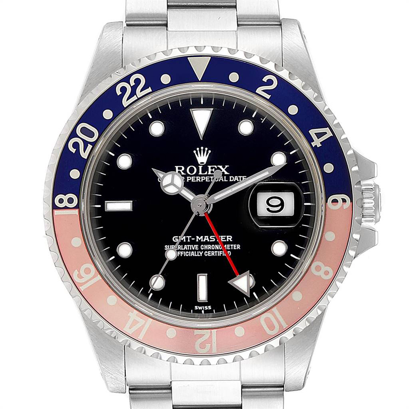 

Rolex Black Stainless Steel GMT Master