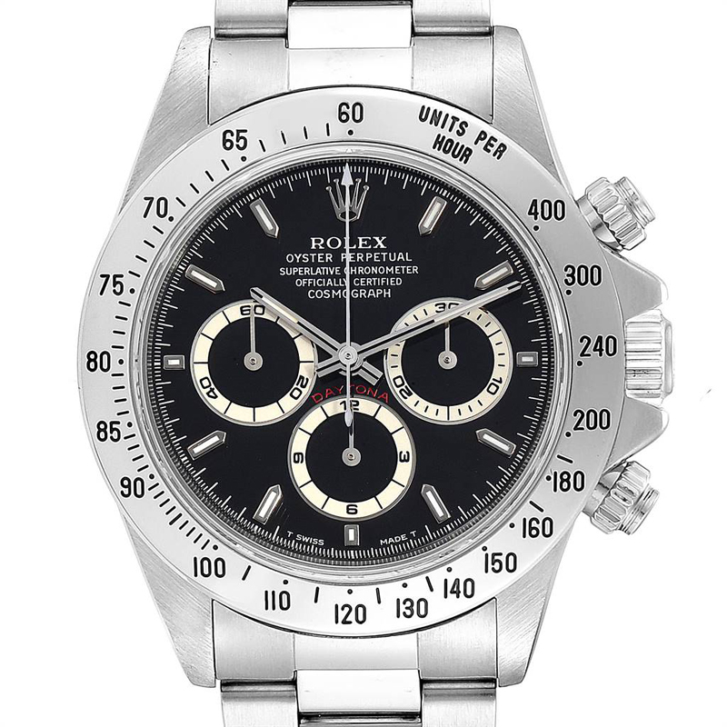 

Rolex Black Stainless Steel Cosmograph Daytona