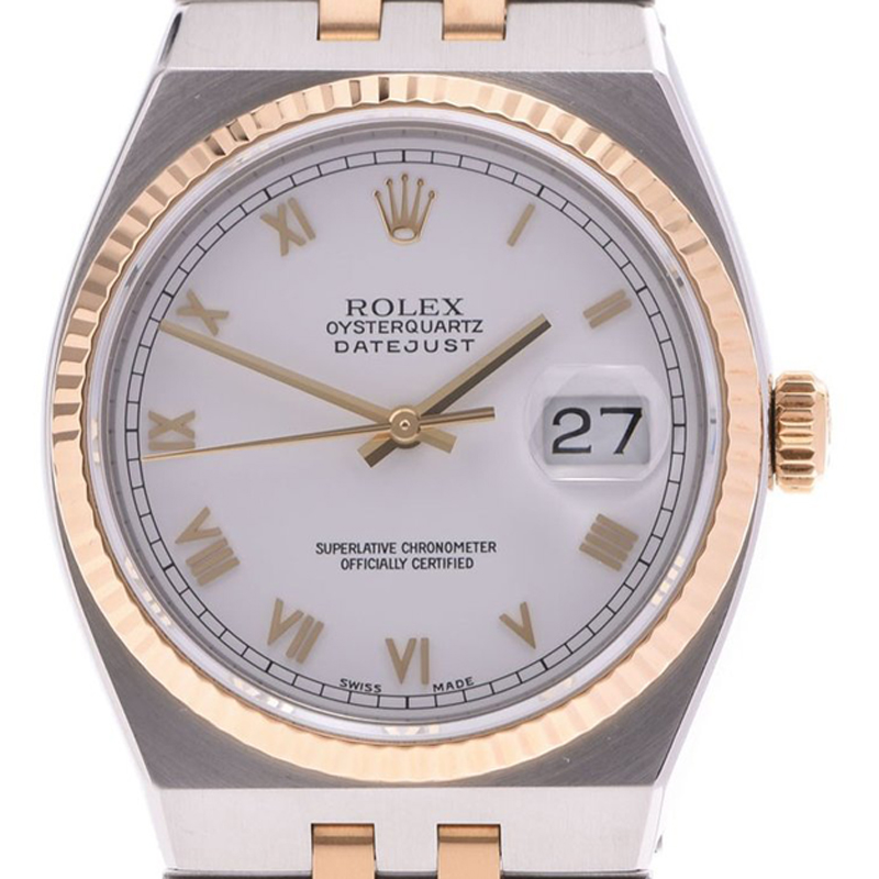 

Rolex Yellow Gold and Stainless Steel Datejust, White