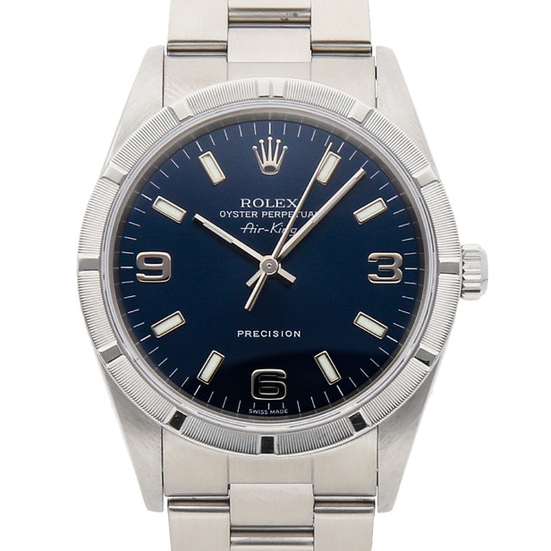 

Rolex Blue Stainless Steel Air-King