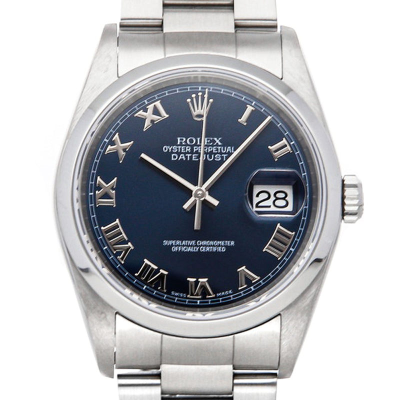 

Rolex Blue Stainless Steel Datejust