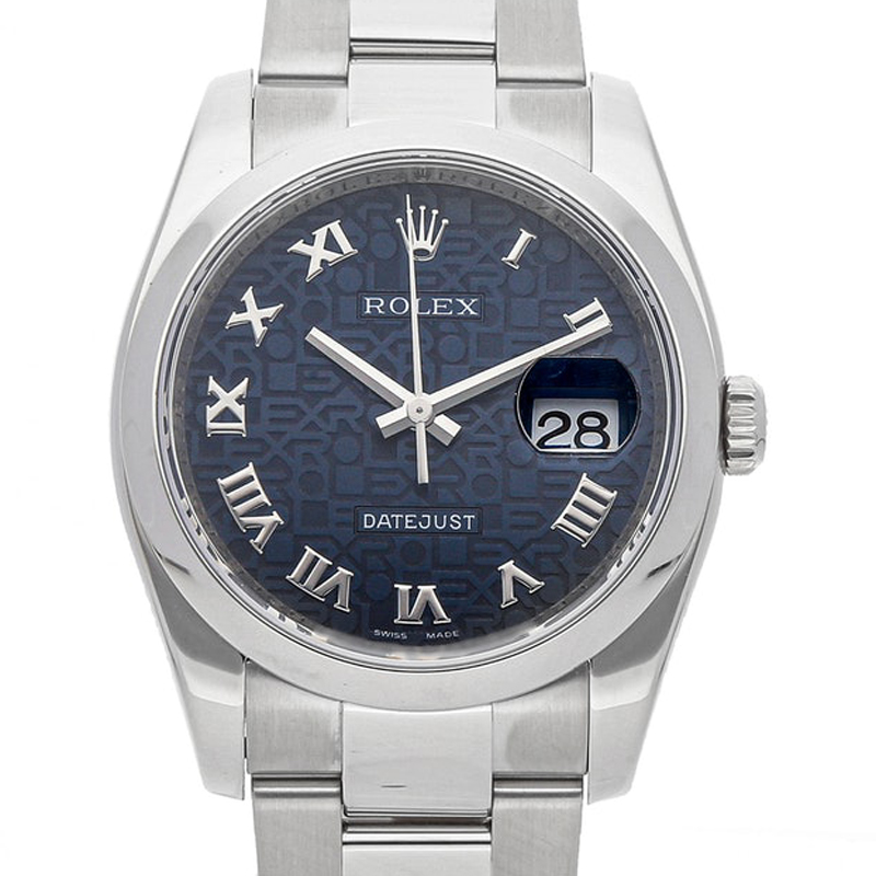 

Rolex Blue Stainless Steel Datejust