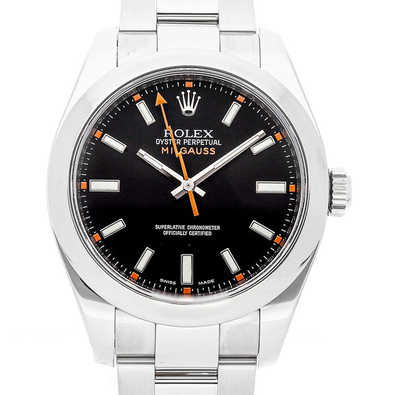 

Rolex Black Stainless Steel Milgauss