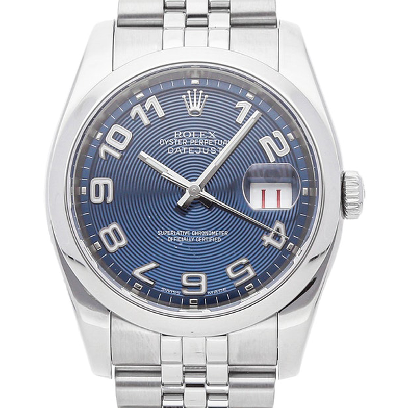 

Rolex Blue Stainless Steel Datejust