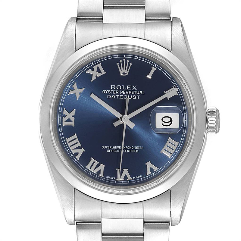 

Rolex Blue Stainless Steel Datejust