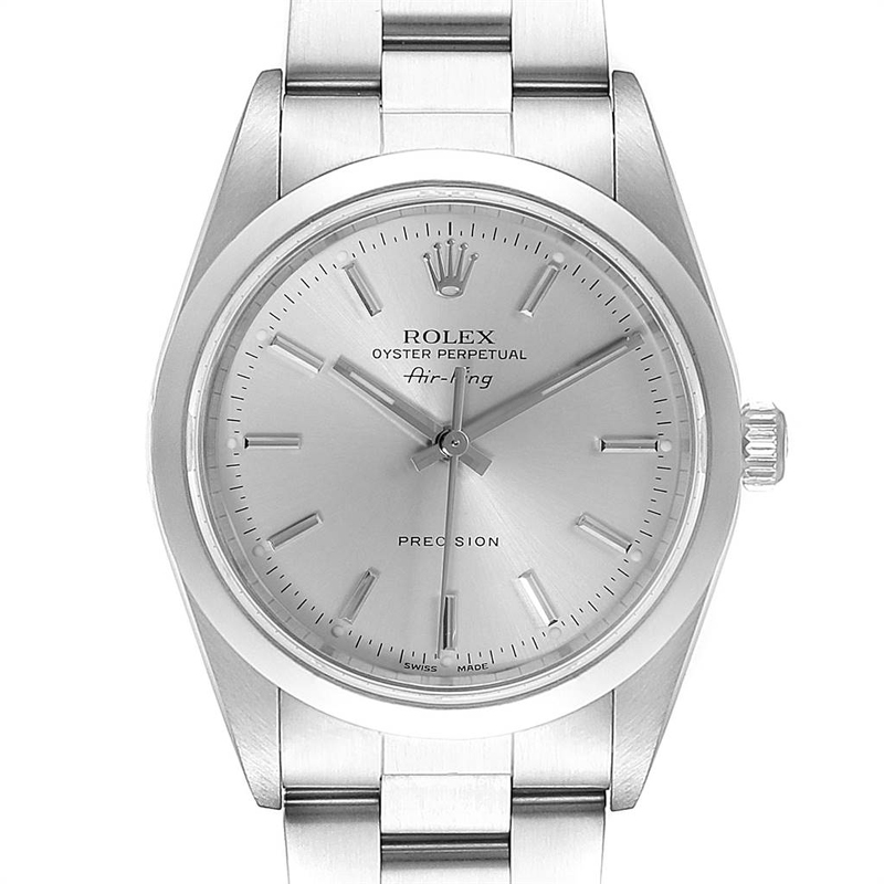 

Rolex Silver Stainless Steel Air King