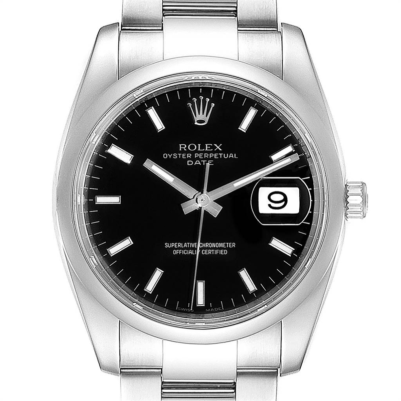 

Rolex Black Stainless Steel Oyster Perpetual