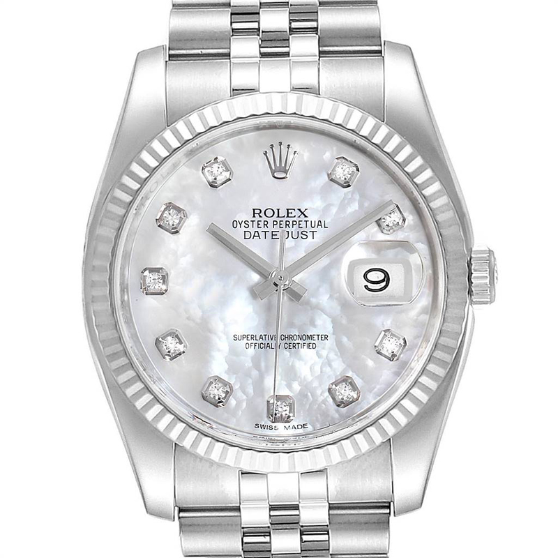 

Rolex MOP, White