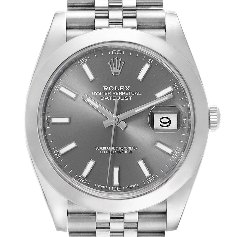 

Rolex Grey Stainless Steel Datejust