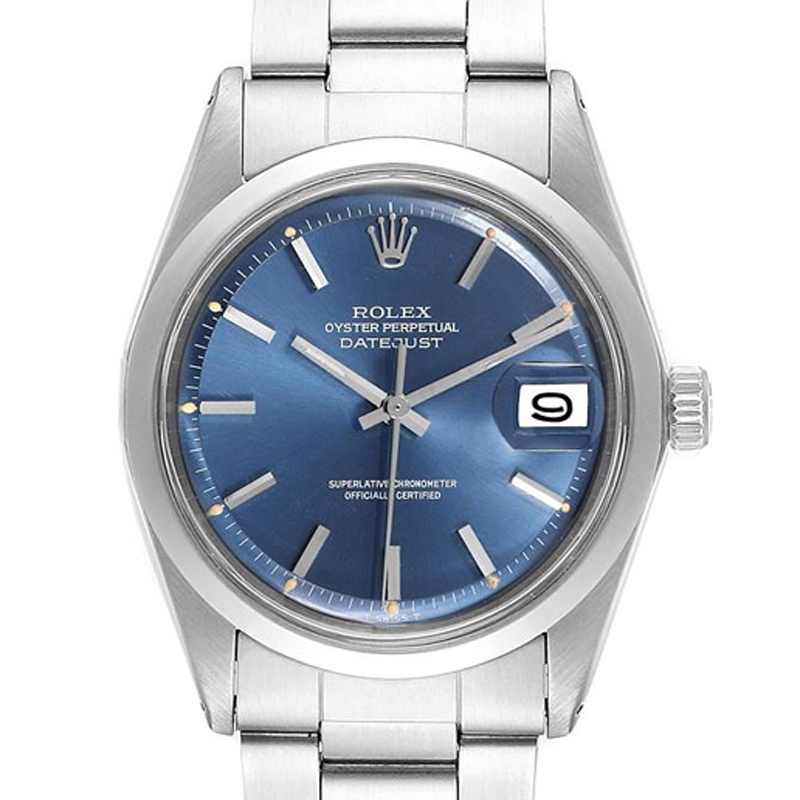 

Rolex Blue Stainless Steel Datejust