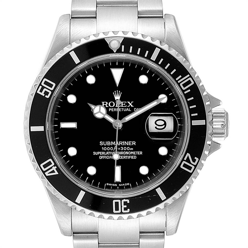 

Rolex Black Stainless Steel Submariner Date
