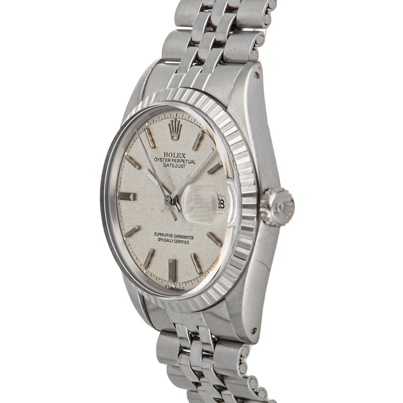

Rolex Silver Stainless Steel Datejust