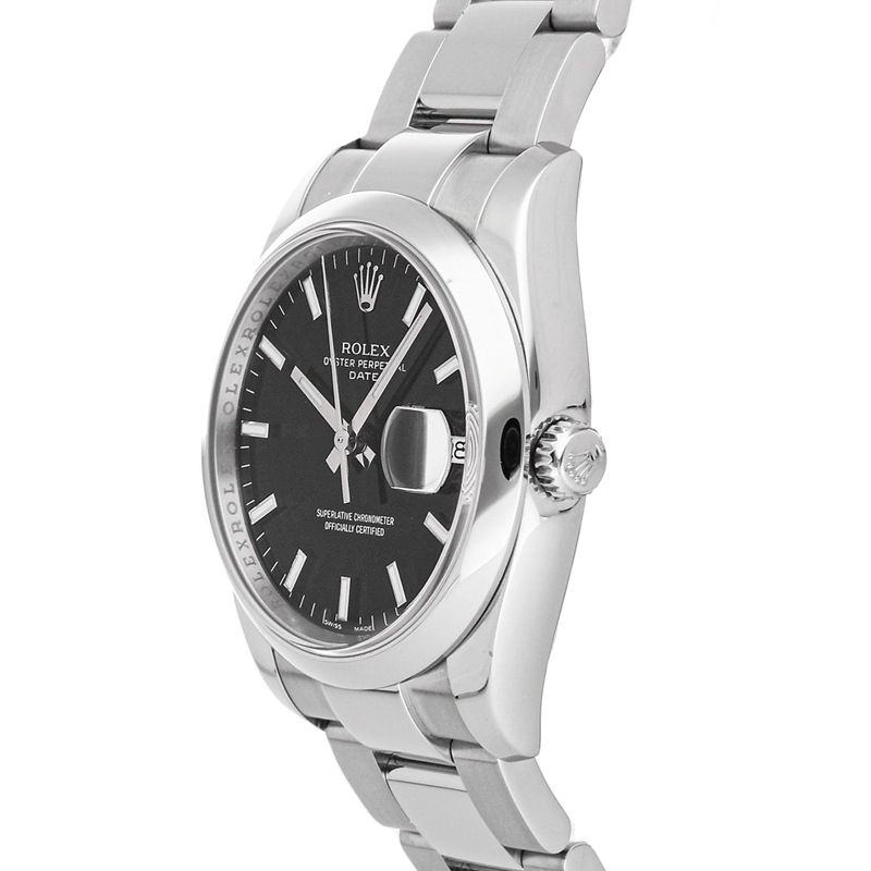 

Rolex Black Stainless Steel Oyster Perpetual