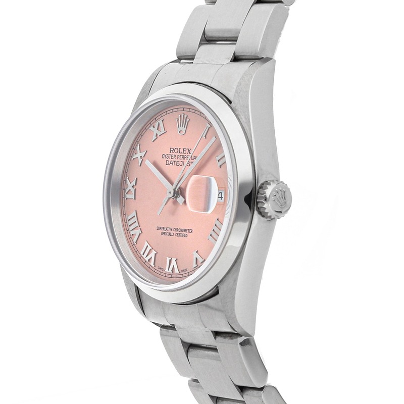 

Rolex Pink Stainless Steel Datejust