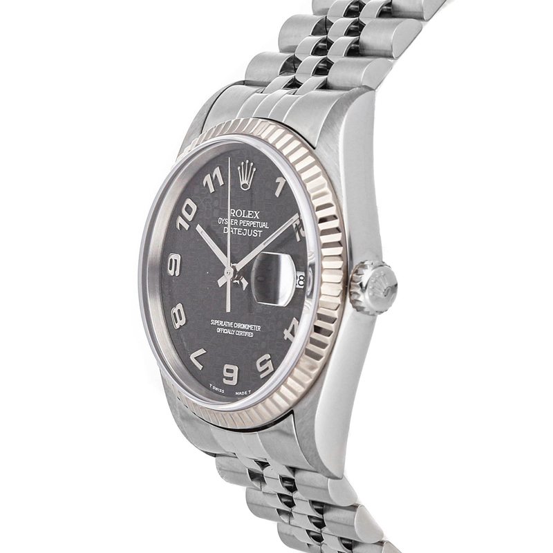 

Rolex Grey Stainless Steel And