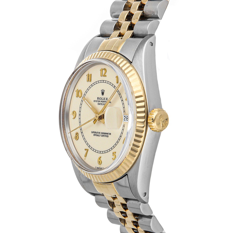 

Rolex Ivory Stainless Steel And, White