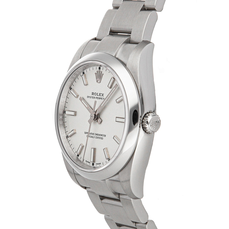 

Rolex Silver Stainless Steel Oyster Perpetual