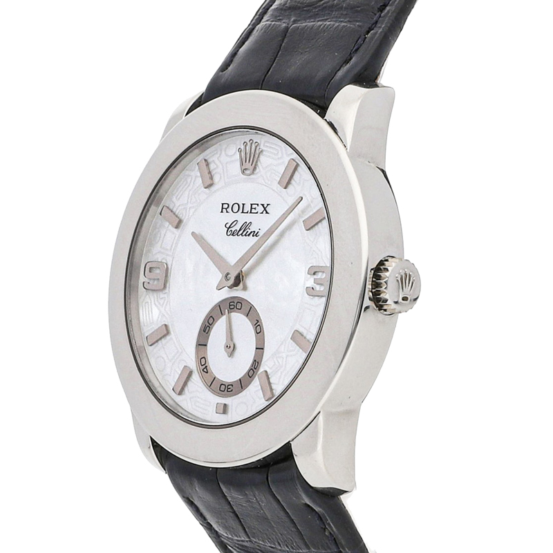 

Rolex MOP Platinum Cellini Cellinium, White