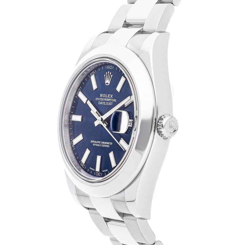 

Rolex Blue Stainless Steel Datejust II