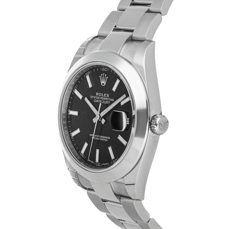 

Rolex Black Stainless Steel Datejust
