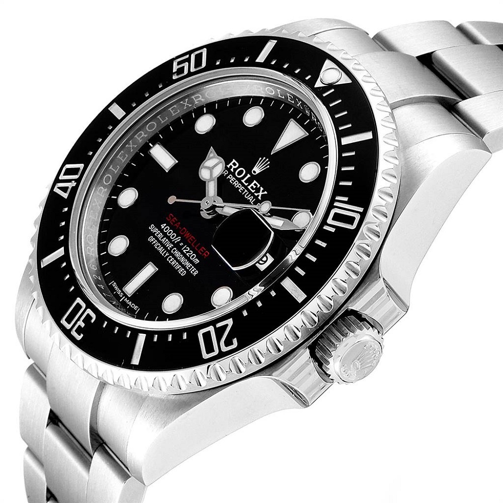 

Rolex Black Stainless Steel Seadweller