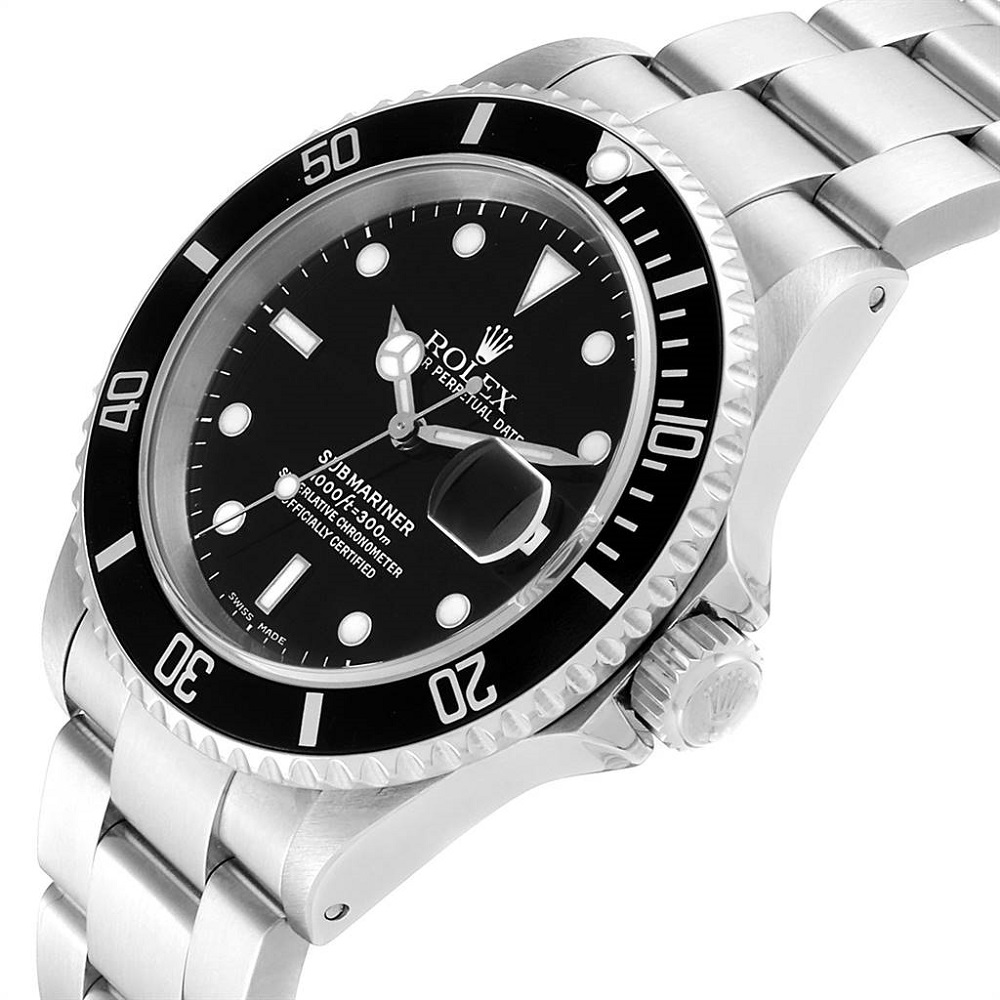 

Rolex Black Stainless Steel Submariner Date