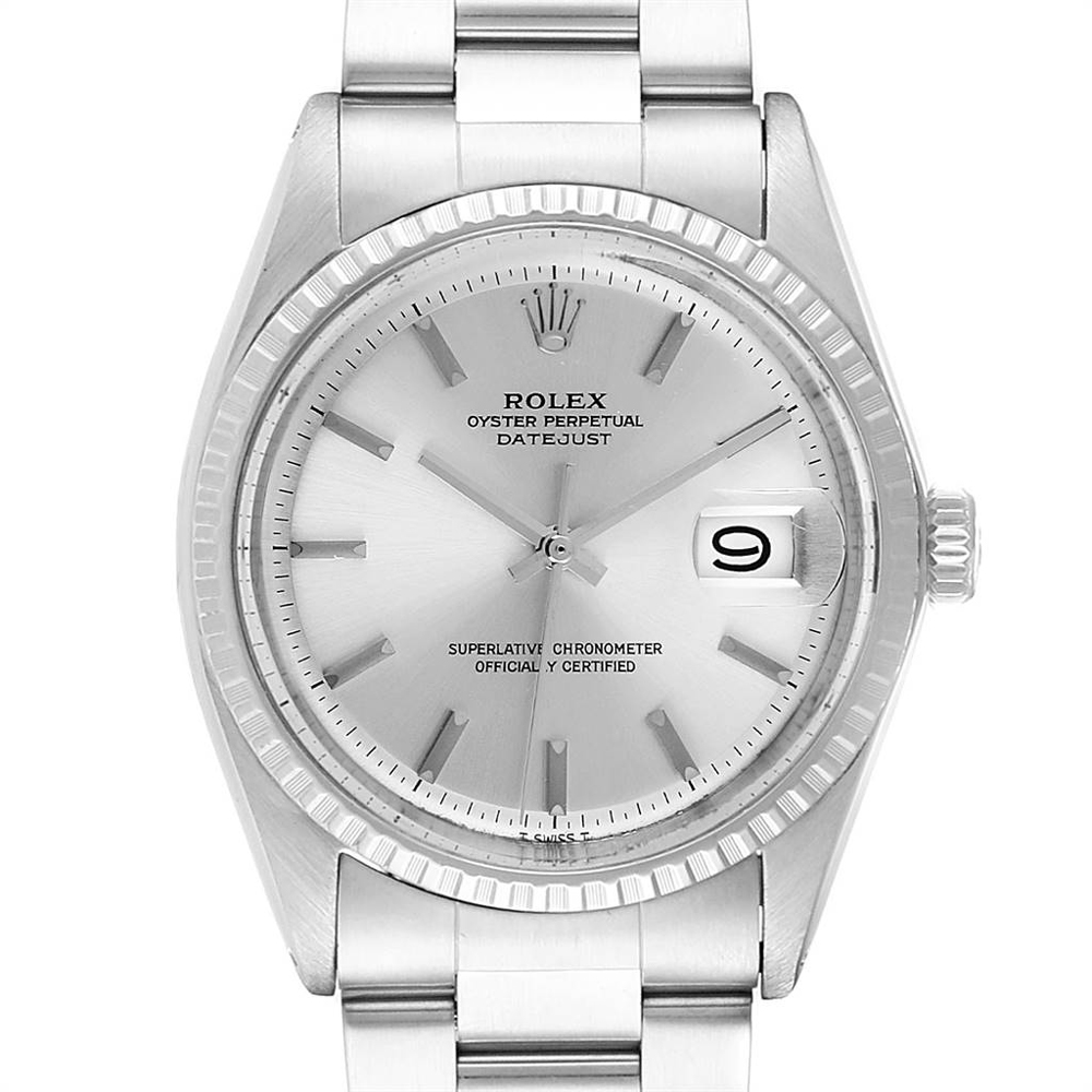 

Rolex Silver Stainless Steel Datejust Oyster