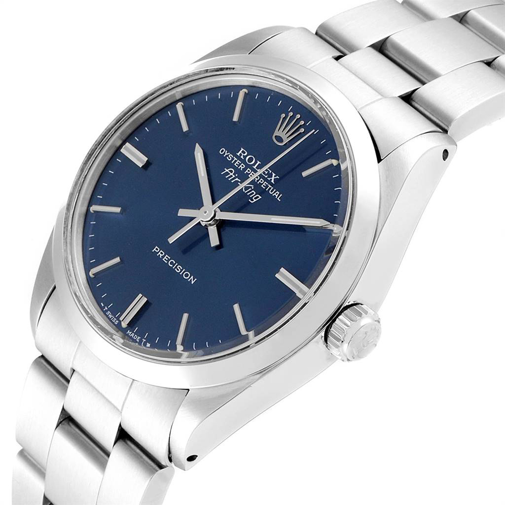 

Rolex Blue Stainless Steel Air King