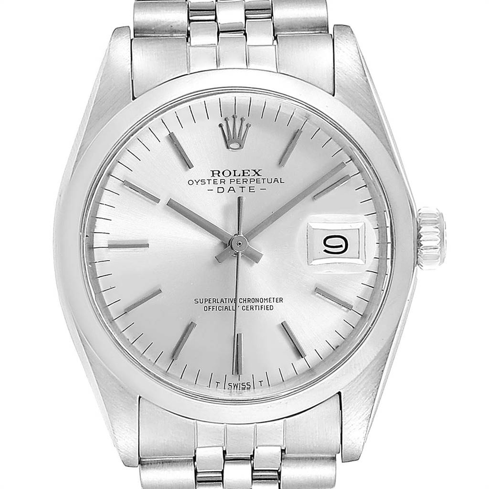 

Rolex Silver Stainless Steel Oyster Perpetual