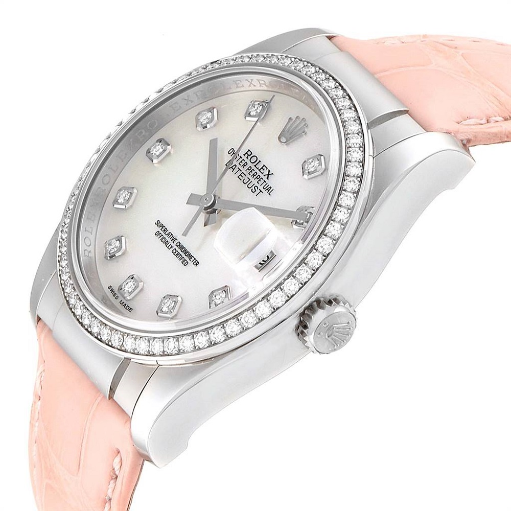 

Rolex MOP Diamonds, White