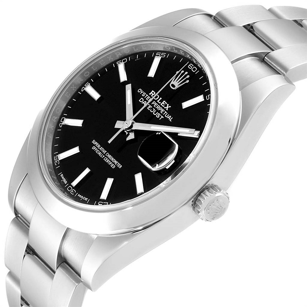 

Rolex Black Stainless Steel Datejust