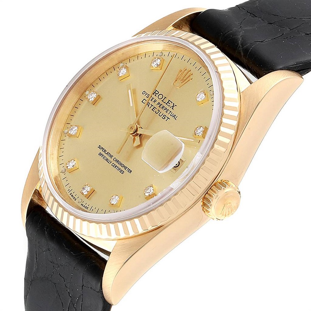

Rolex Champagne Diamonds, Gold