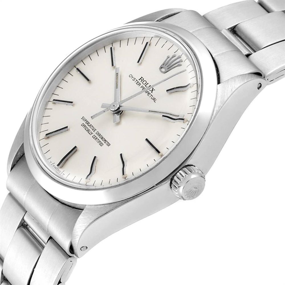 

Rolex Silver Stainless Steel Oyster Perpetual