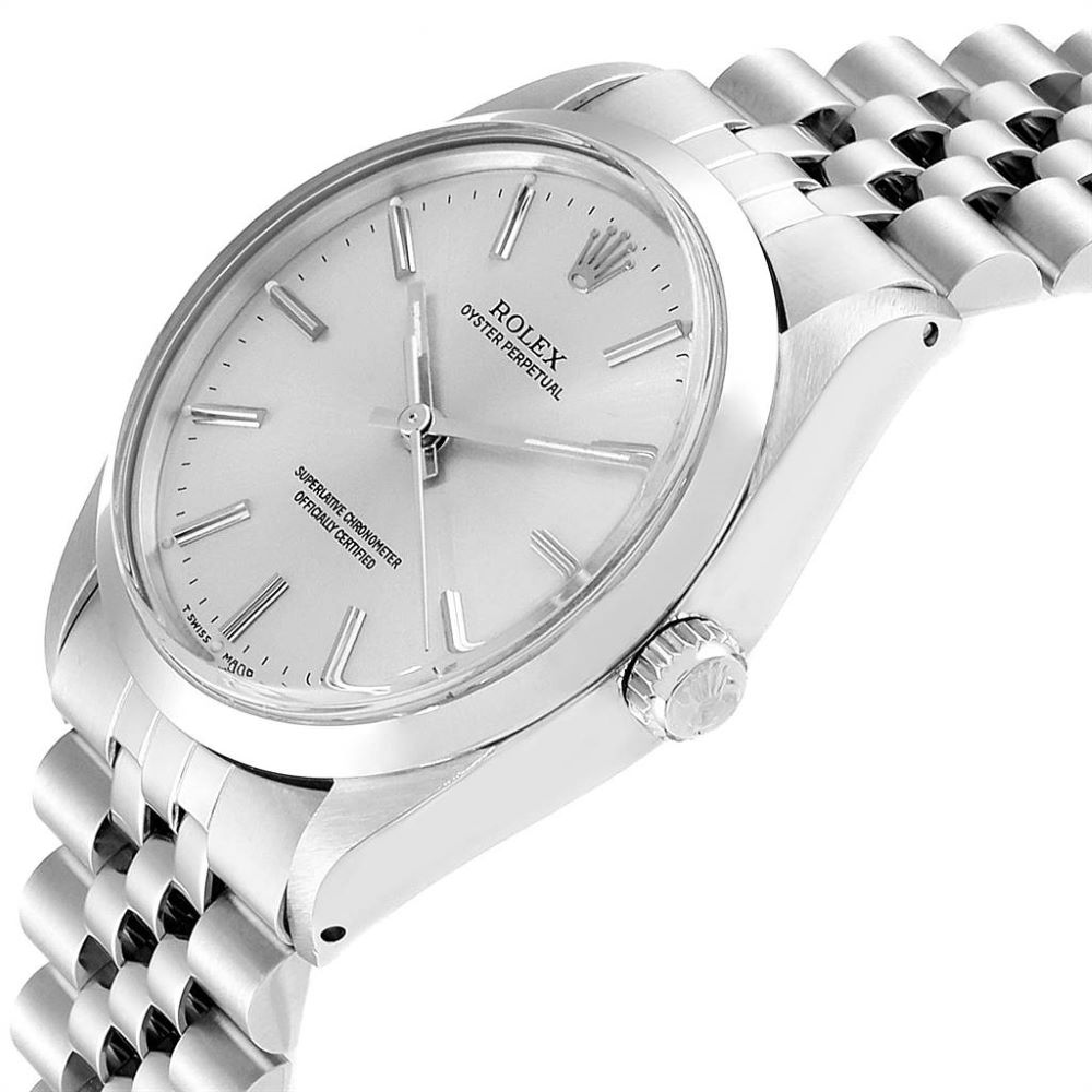 

Rolex Silver Stainless Steel Oyster Perpetual