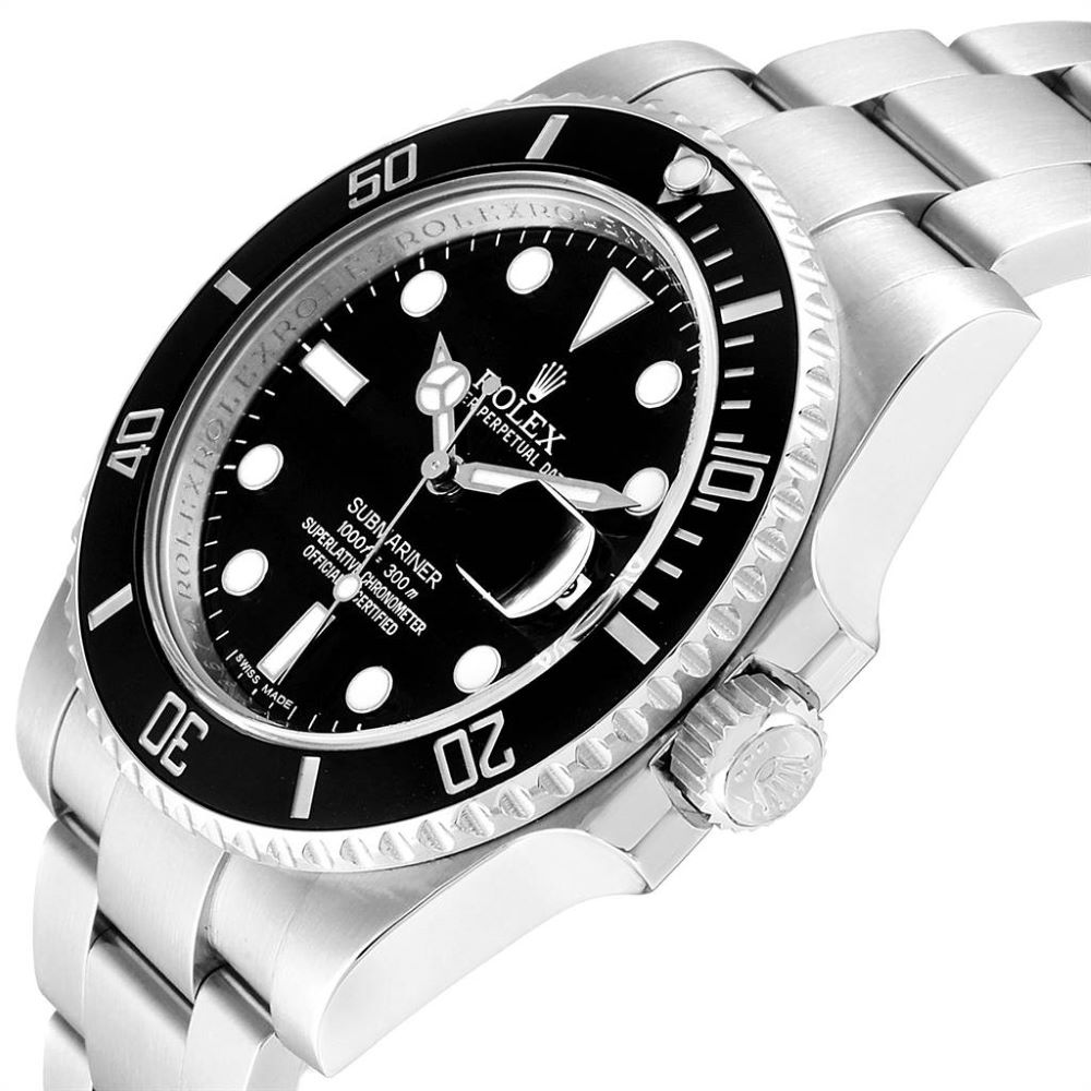 

Rolex Black Stainless Steel Submariner