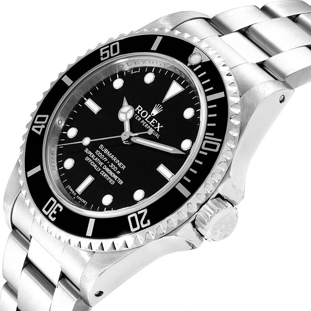 

Rolex Black Stainless Steel Submariner Non-Date