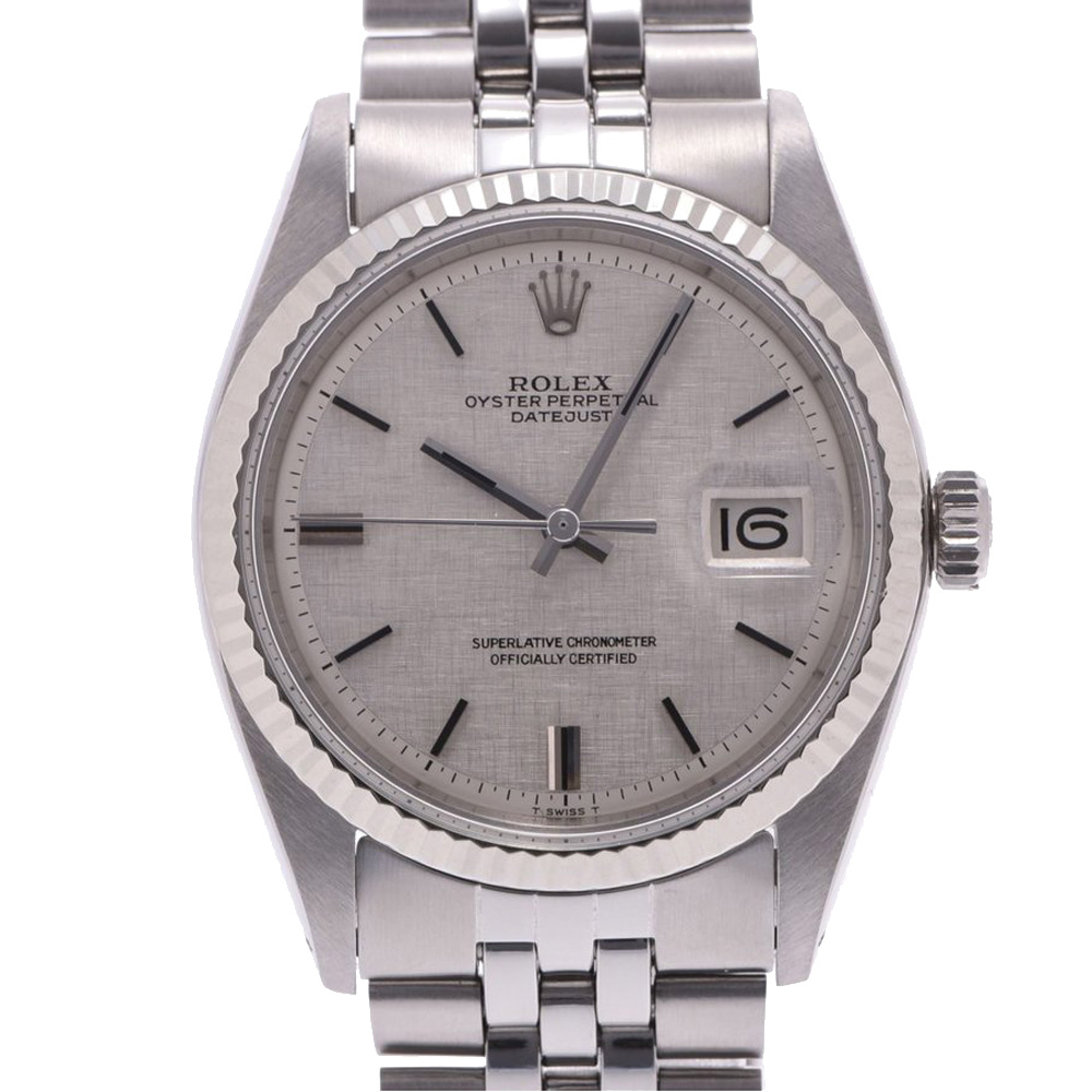 rolex oyster perpetual datejust white gold