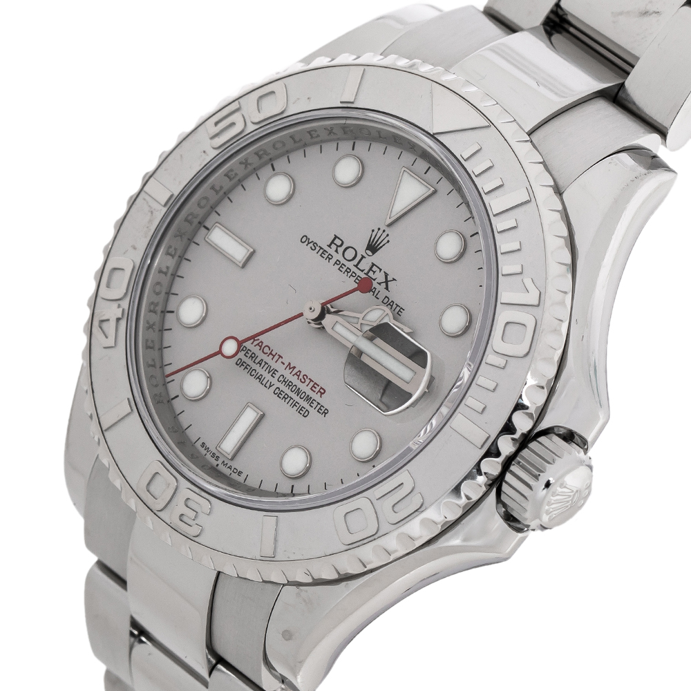 

Rolex Platinum Rolesium Yacht-Master, Silver